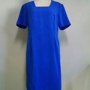 Betsy’s Things Blue Sheath Dress. Size 16